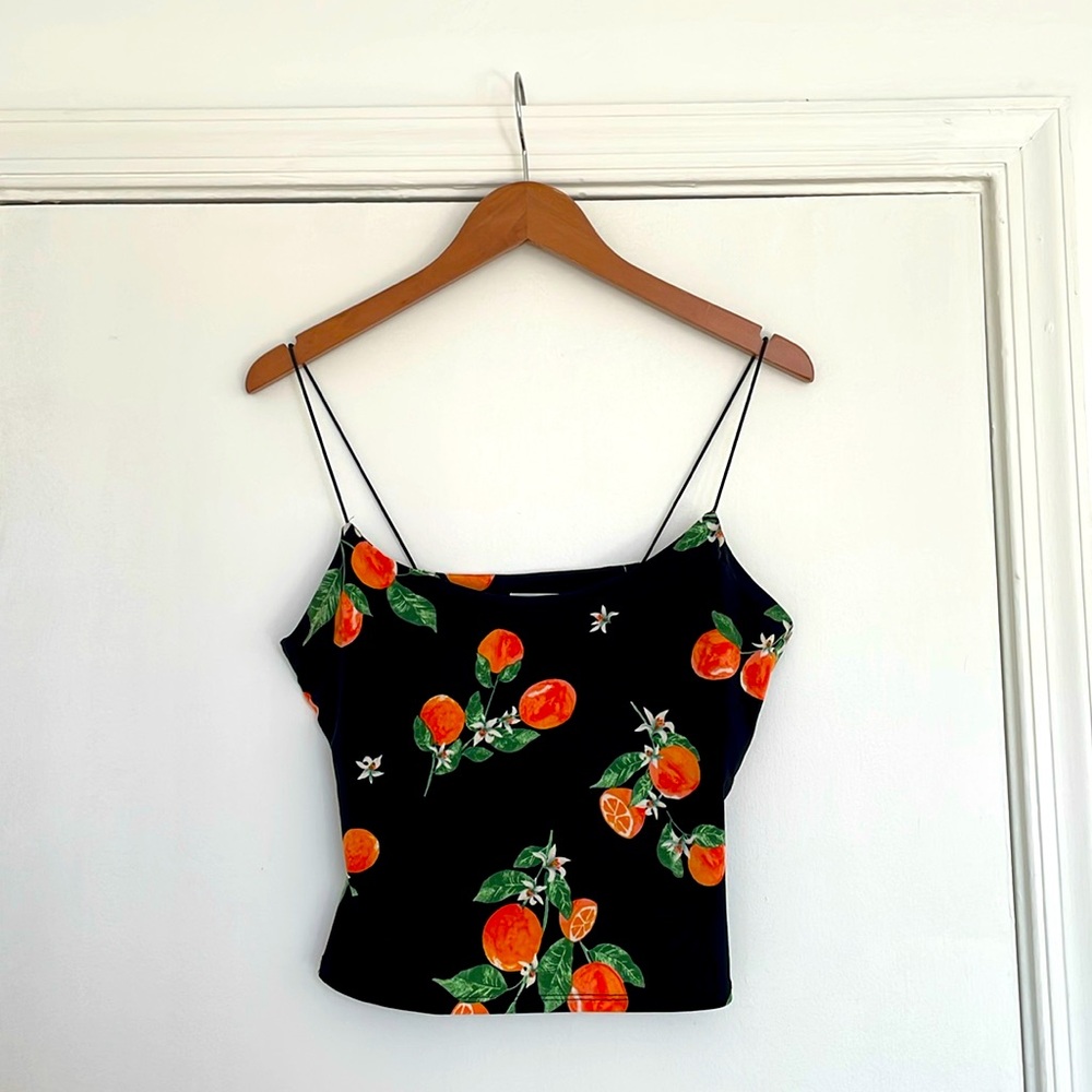 Leith M black tank top